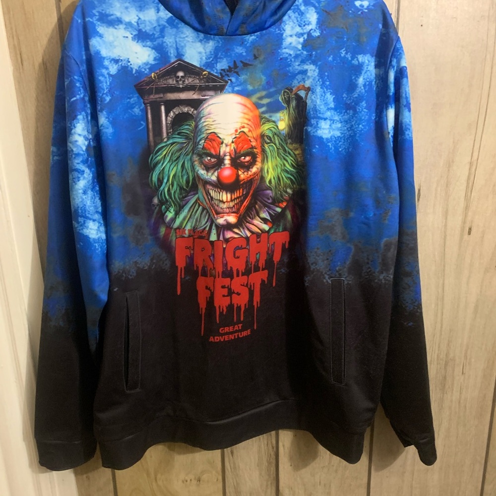 Six Flags Fright Fest Clown Hoodie